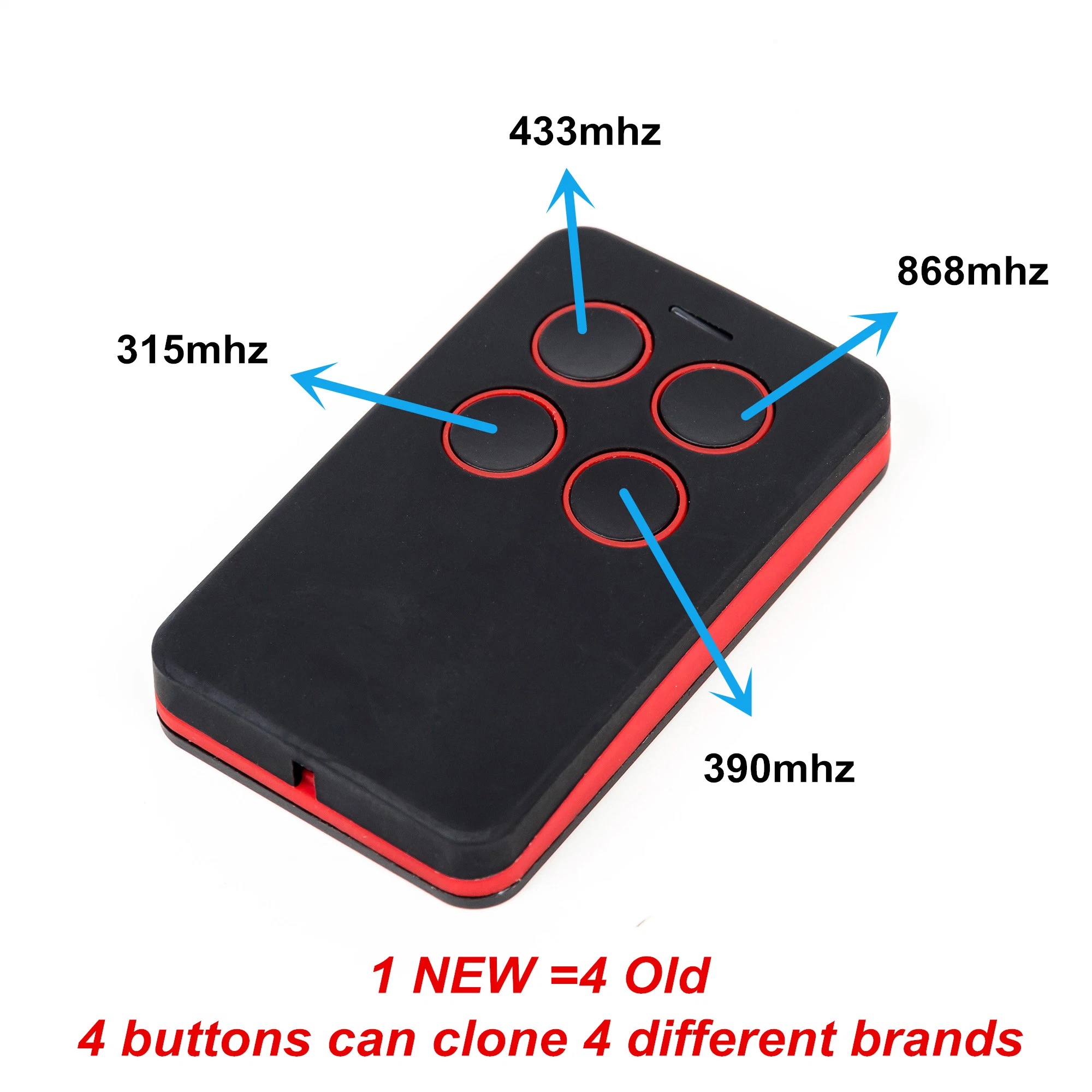 280-868MHz Multi-Frequency Controle Remoto stencils para Porta de Garagem Remote