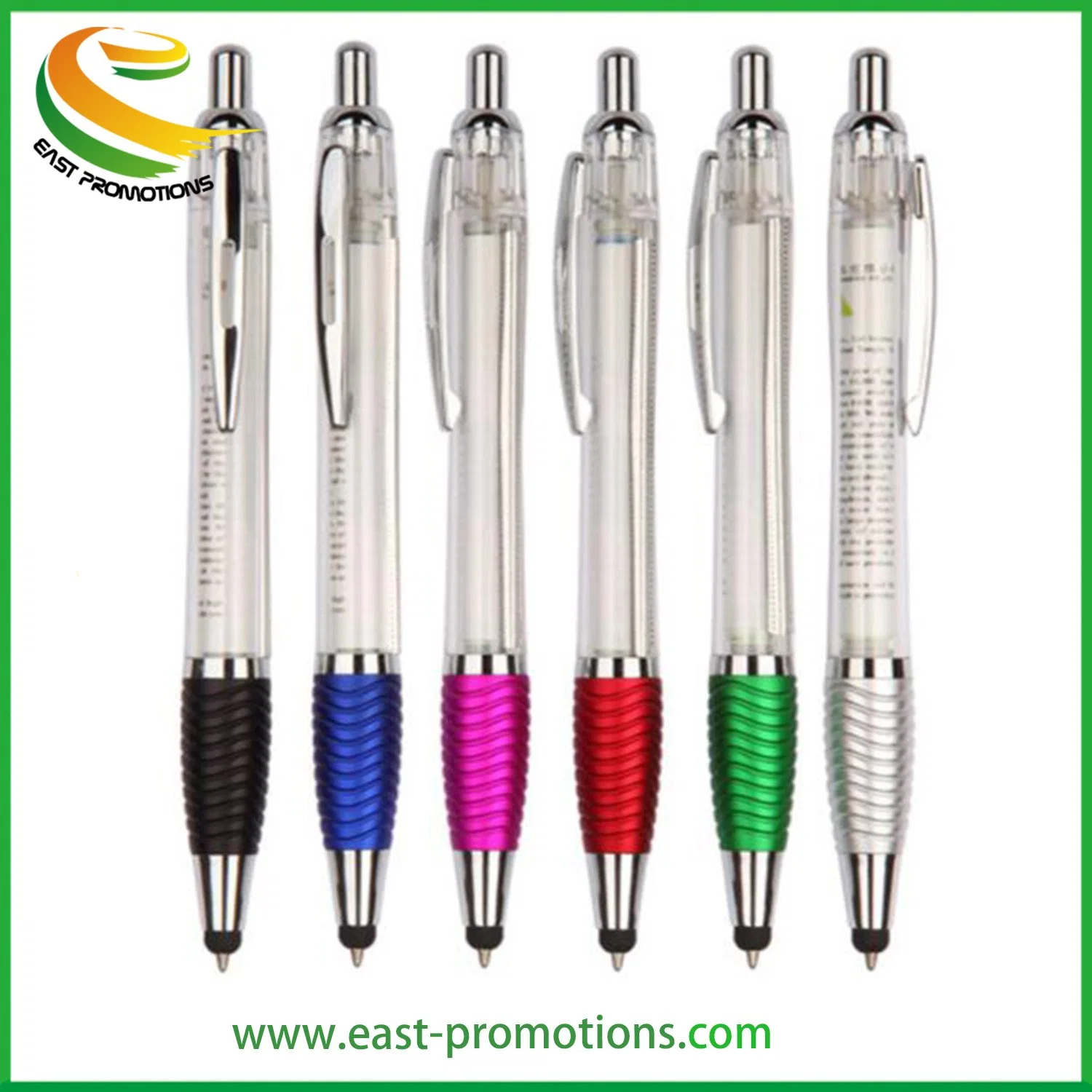 Custom Printing Advertising Touch Stylus Ball Pen Banner Pen for Office Supplies