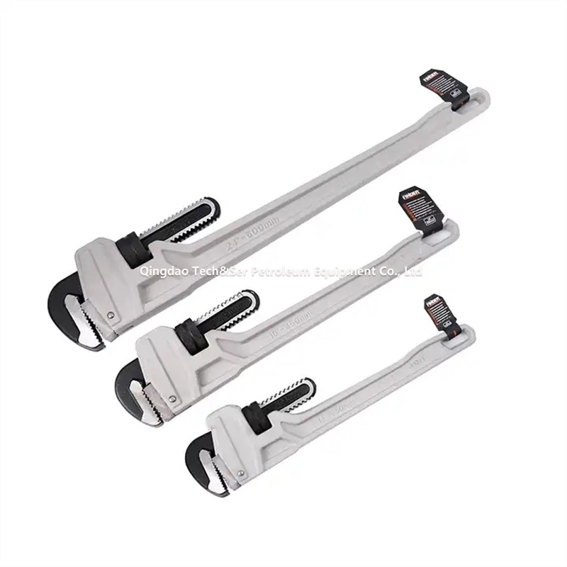 Superior Quality and Long Durability Carbon Steel 350 mm Rigid Type Pipe Wrench Made in India Cutting Tool Ratchet Wrench