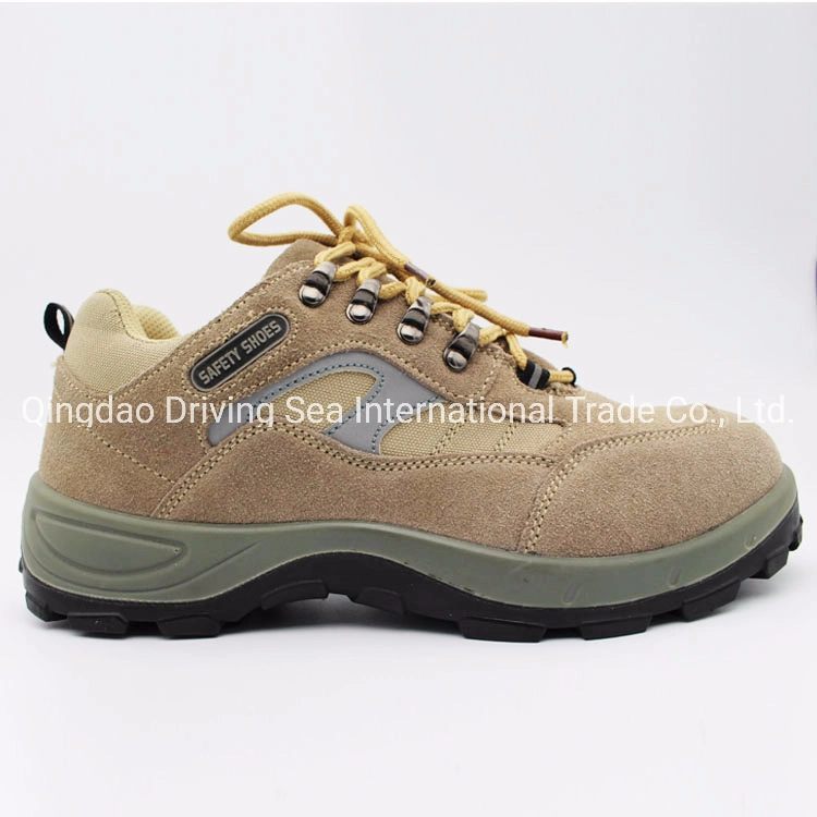 Suede Leather Steel Toe Plate Men's Work Safety Work Shoes