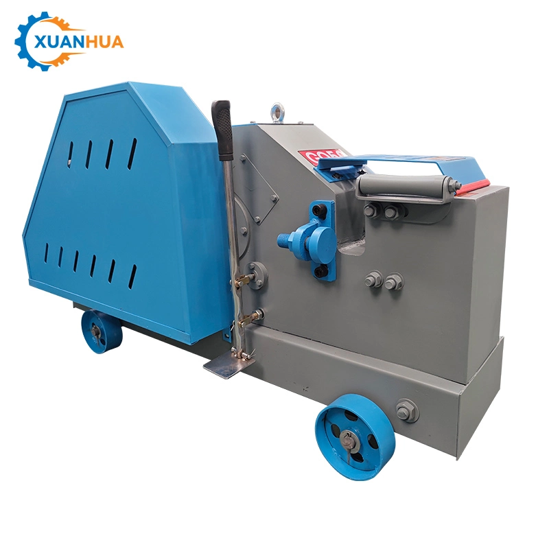 Automated Rebar Cutting Machine Parts Electric Small Flat Steel Bar Cutter Machine