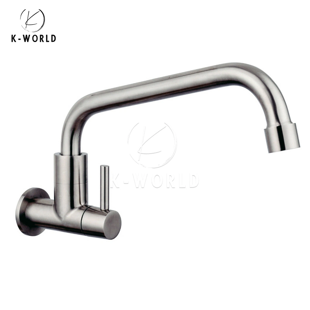 K-M de la Serie Mundial de la Corte de diamante toca grifo grifo de cocina industrial de alta calidad de fabricación China de una sola palanca giratoria 360 grados, grifo de cocina