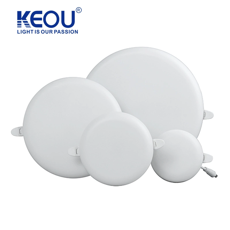 Keou RoHS Nature White 9W 18W 24W 36W Recessed Round Ceiling Light LED Panel Light