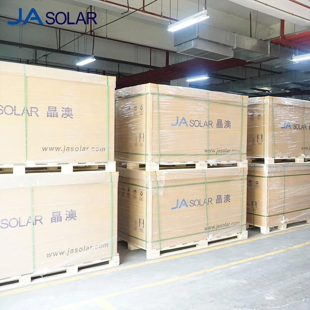 Ja Solar 525W 540W 550W Bifacial Mono Perc Half Cell High Power Industrial Solar Panel