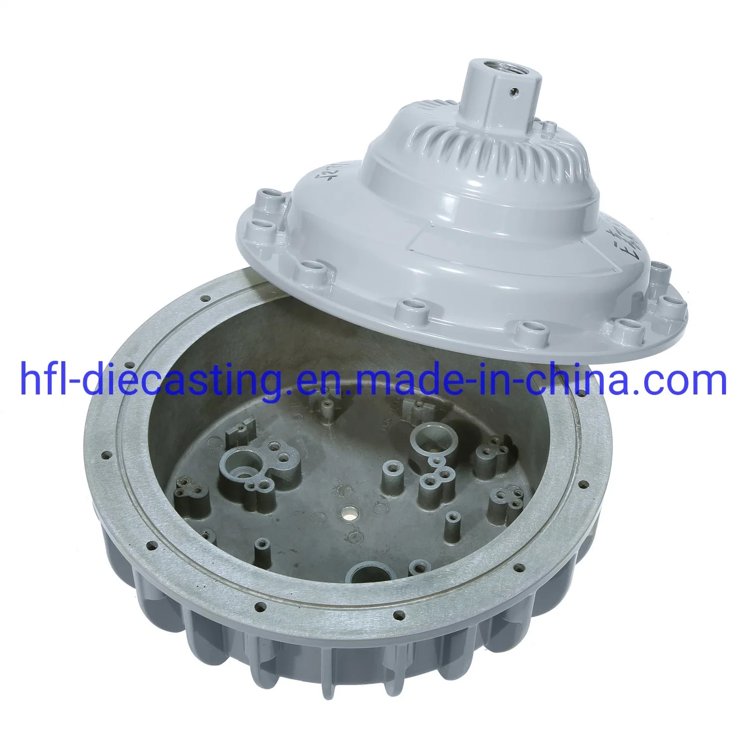 High Pressure Die Casting CNC Machining Parts Aluminum Casting Explosion-Proof Light Housing