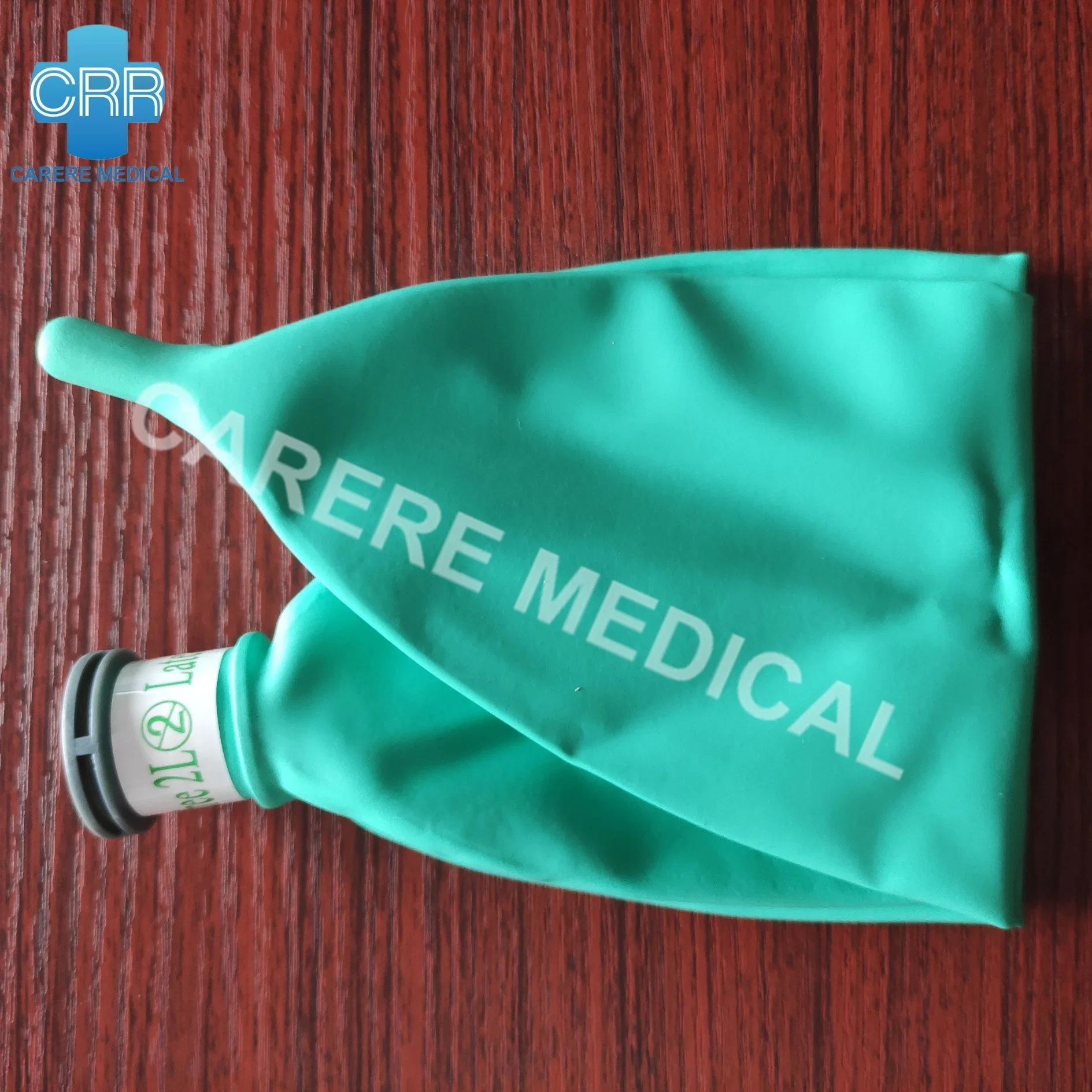 preço de fábrica materiais médicos descartáveis saco respiratório Verde látex grátis Saco para reservatório de respiração para adultos pediátricos com EC ISO