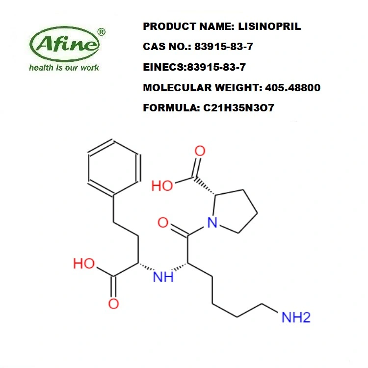 CAS 83915-83-7 Lisinopril / Lisinopril Dihydrate /Lisinopril Related Compound a / Lisinopril for System Suitability a Lisinopril