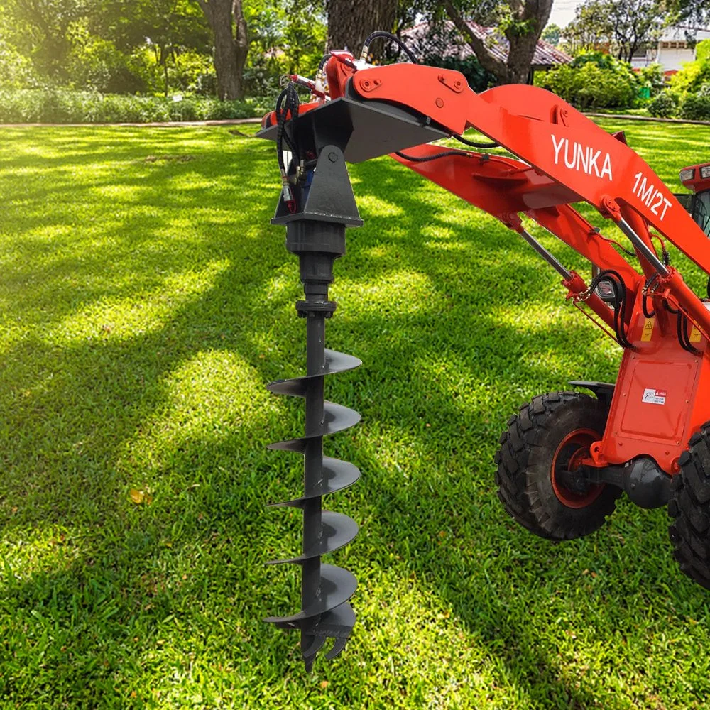 Home Garden Park Use Small Wheel Mini Loader with Hydraulic Fork/Lawn Mower/Four in One Bucket/Grass Grab Fork