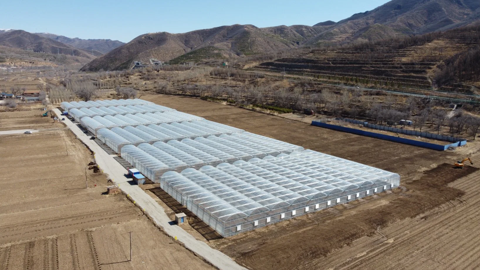 Filme PC Folha Agrícola Multi-Span Greenhouses Hydroponics legumes tomate / pepino Pepper Flores frutas