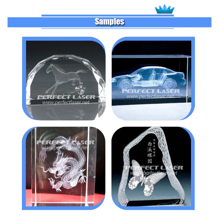 Hot Sale Souvenir Glass Blocks/Cubes Gift 3D Photo Laser Crystal Machine