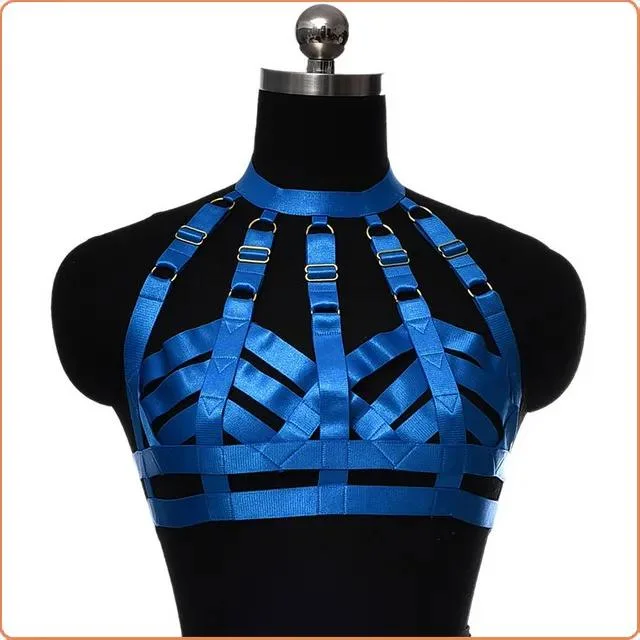 Latest Bdsm Bondage Elastic Body Harness Sex Lingerie Cutout Harness Tie Sm Binding Bra Adult Toy Clothing