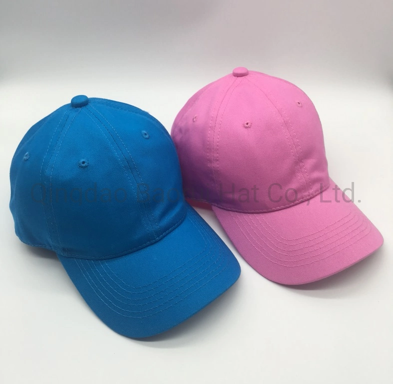 Fashion 100% Cotton Unstructured Baseball Caps Sports Hats