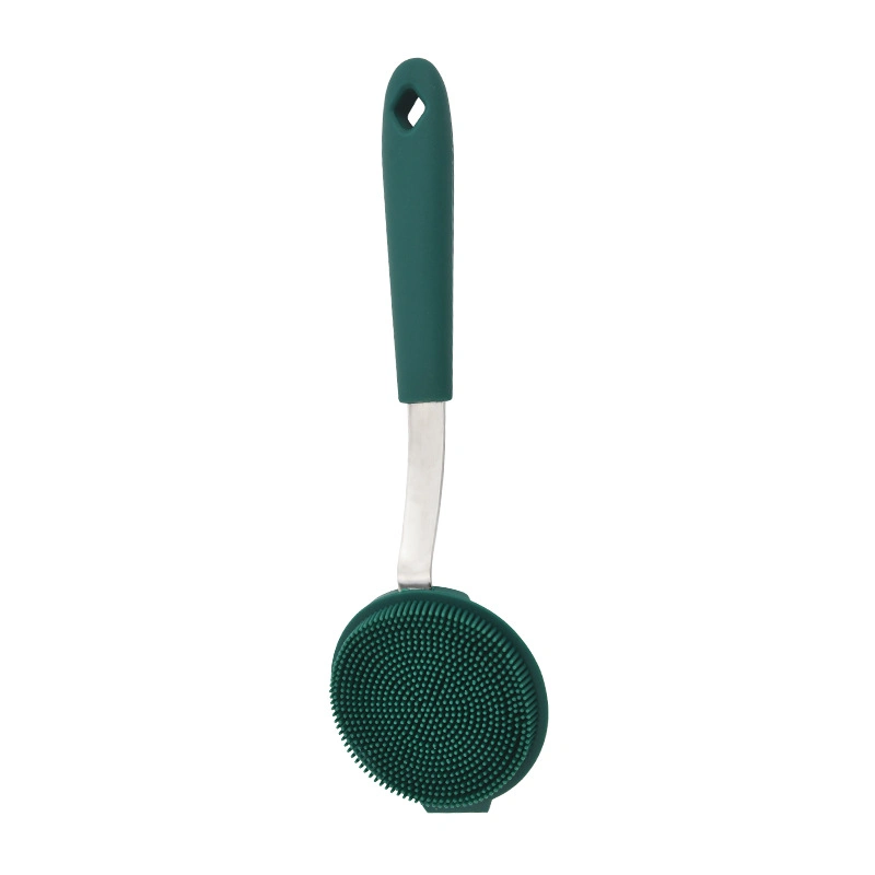 Manufacturers Wholesale/Supplier Silicone Long Handle Cleaning Brush Kitchen Cleaning Utensils