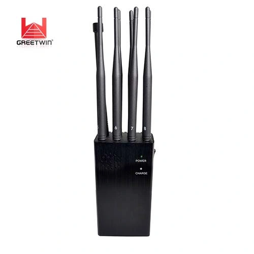 8antenas VHF UHF 2G 3G 4G de GPSL1-L5 Lojack señal WiFi jammer