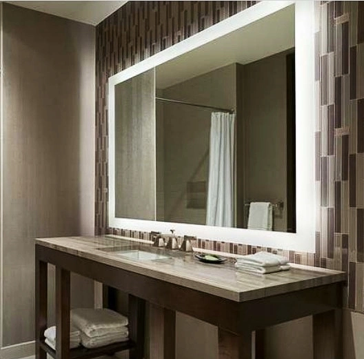 Home Modern Bathroom Decorative Furniture Wholesale/Supplier LED Glass Mirror