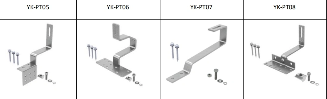 Solar Panels Bracket with Good Price for Flat Roof with Lower Side