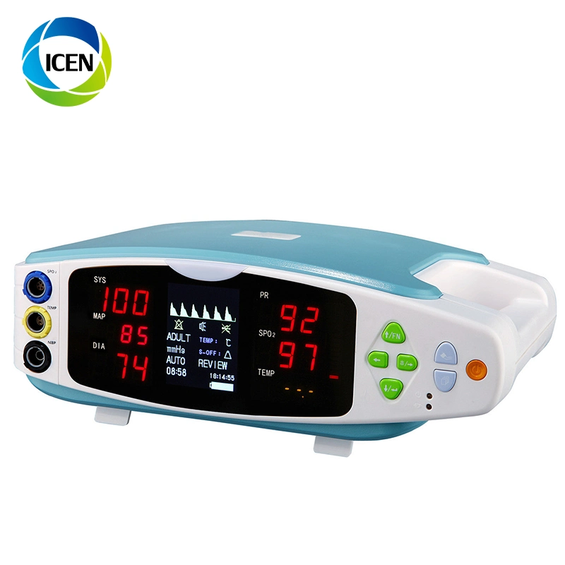 in-C018-2 Hospital Medical Handheld Ambulance Multiparameter Devices Portable Patient Monitor