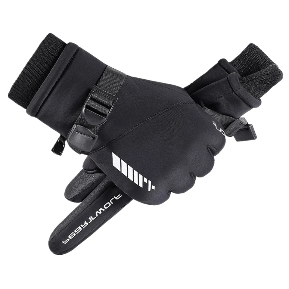 Winter Waterproof Warm Ski Hand Touch Screen Anti Slip Thermal Running Outdoor Sport Gloves