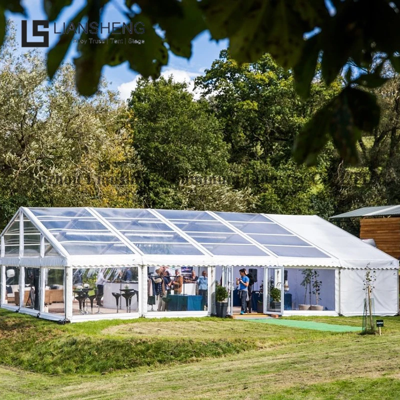 Personalizar el exterior de lujo de aluminio de espacio libre para la boda Carpa Carpa Party Evento Exposición