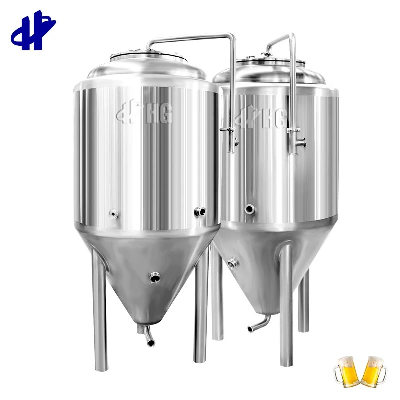 60 Liter 100 Liter 150 Liter 300L Conical Beer Brewing Fermenter Glycol Jacket Cooling Inox Fermentationsbehälter