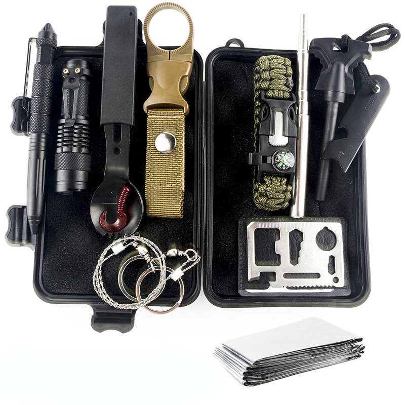 Outdoor Camping Survival Gear Tool Sos First Aid Kit Emergency Survival Kit