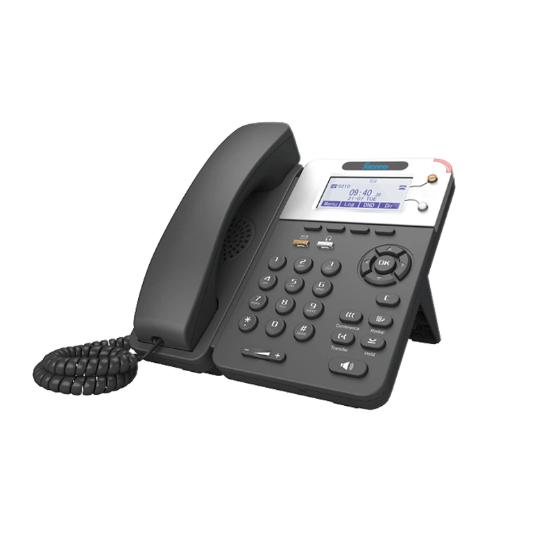 Teléfono VoIP de alta calidad 2 de la línea de teléfono IP SIP con Poe Iph330P