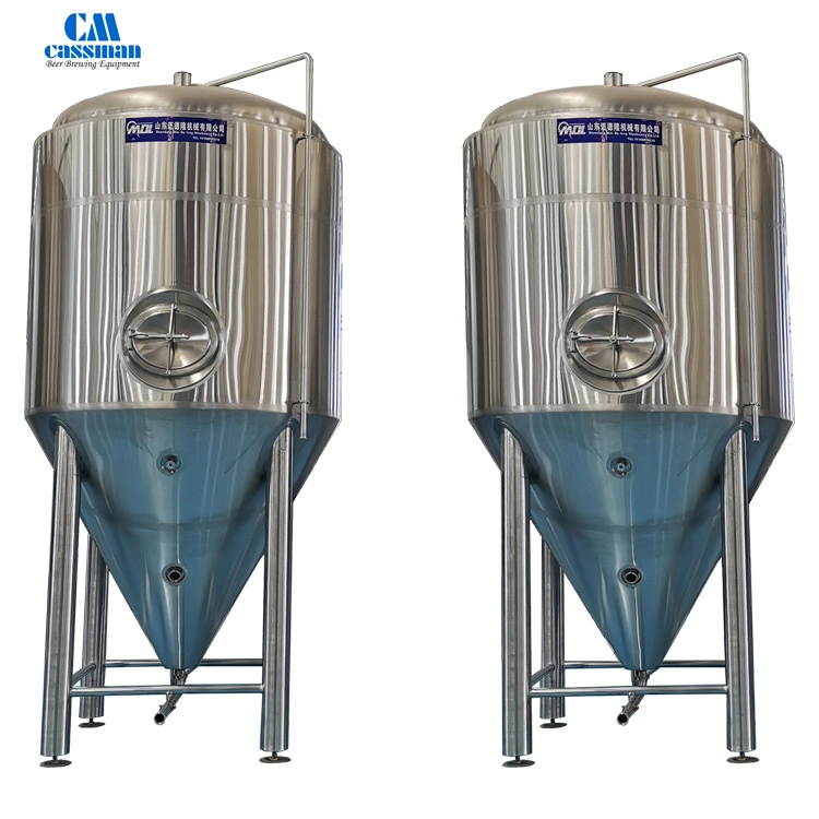 2000 Liters Beer Brewing Line Commercial Brewery Equipment Unitank Beer Fermenters with Cooling Jacket Turnkey Project