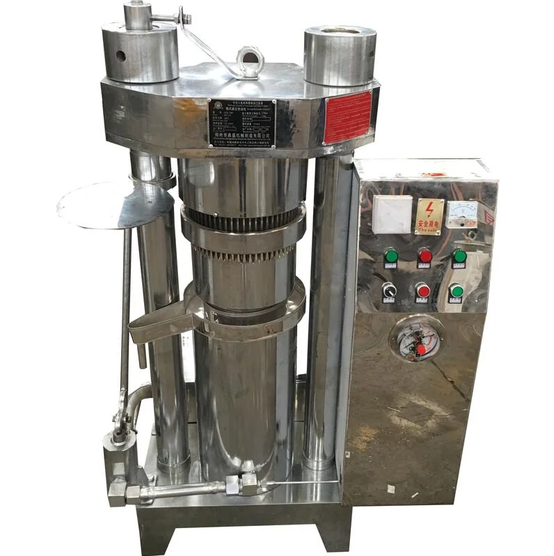 SSS304 Material Automatic Hydraulic Oil Press Machine Small Cocoa Butter Press Machine