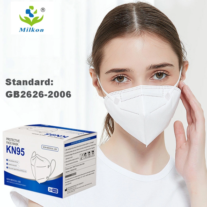 Kn-95 Ffp-2 5ply no tejido de protección desechables Mascarilla respirador Earloop el 99% máscara con filtro