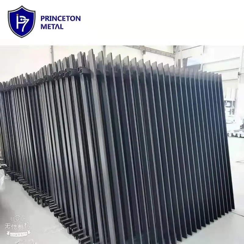 China Manufacturer Supply Aluminum Ornamental Garden Fencing 3D Radiator Blade Fence Panels