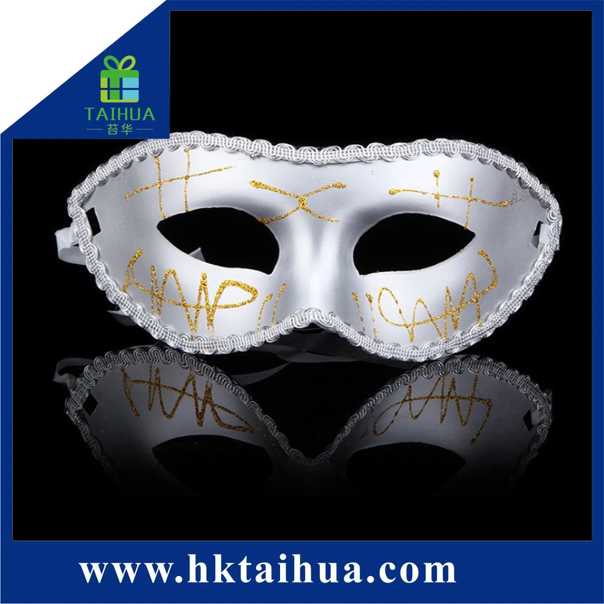 Hot Sales Feather Plastic Mask for Halloween Party