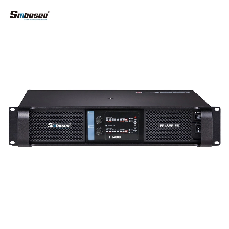 Sinbosen 2 Channel 5000 Watt High Power Professional Sound Stereo Fp14000 Amplifier