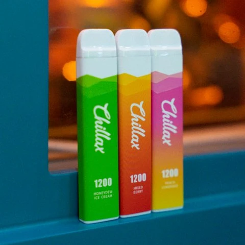 Top Venta Chillax VAPE Chillax 1200 1200 Puffs 4ml vacío VAPE Pod 700mAh desechable VAPE Pen Mayoreo E Cigarette desechable VAPE