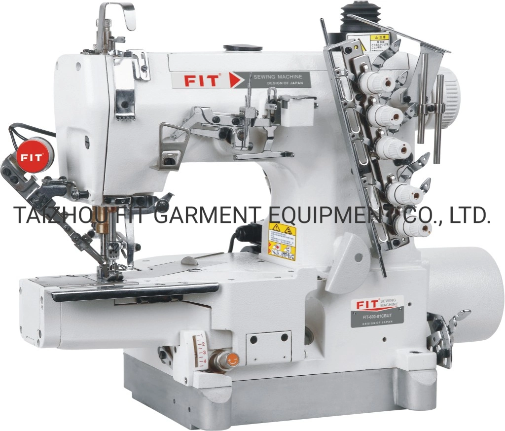 Cylinder Bed Interlock Sewing Machine with Auto Trimmer Computerized Hamming (FIT600-01CB/UT)
