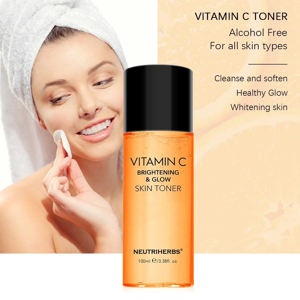 Best Private Hydrating Label Gentle Vc Toner for Whitening Skin