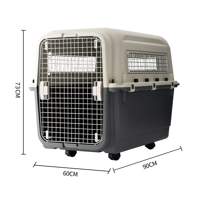 Iata-Zulassung Haustier Hund Carrier Flugreisen Tragbare Katze Transport Transportbox