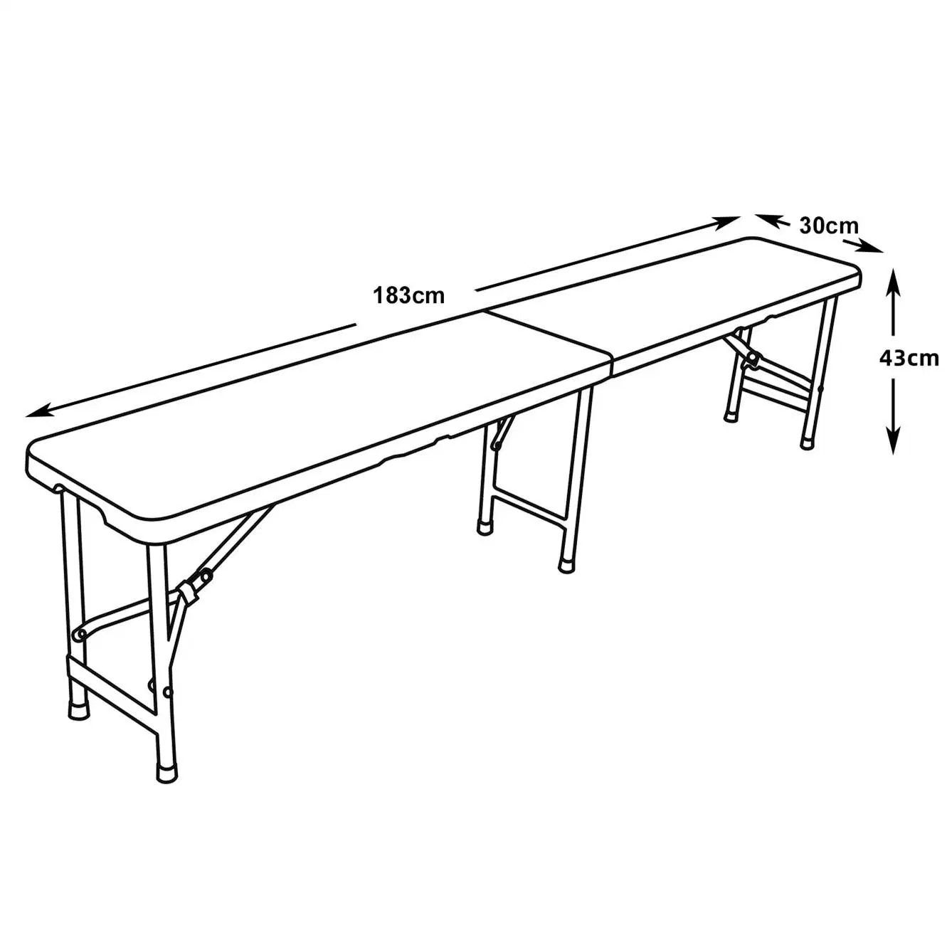 183cm en el exterior de Poliéster elástico Stretch decorativa simple Wedding Garden Bench cubre