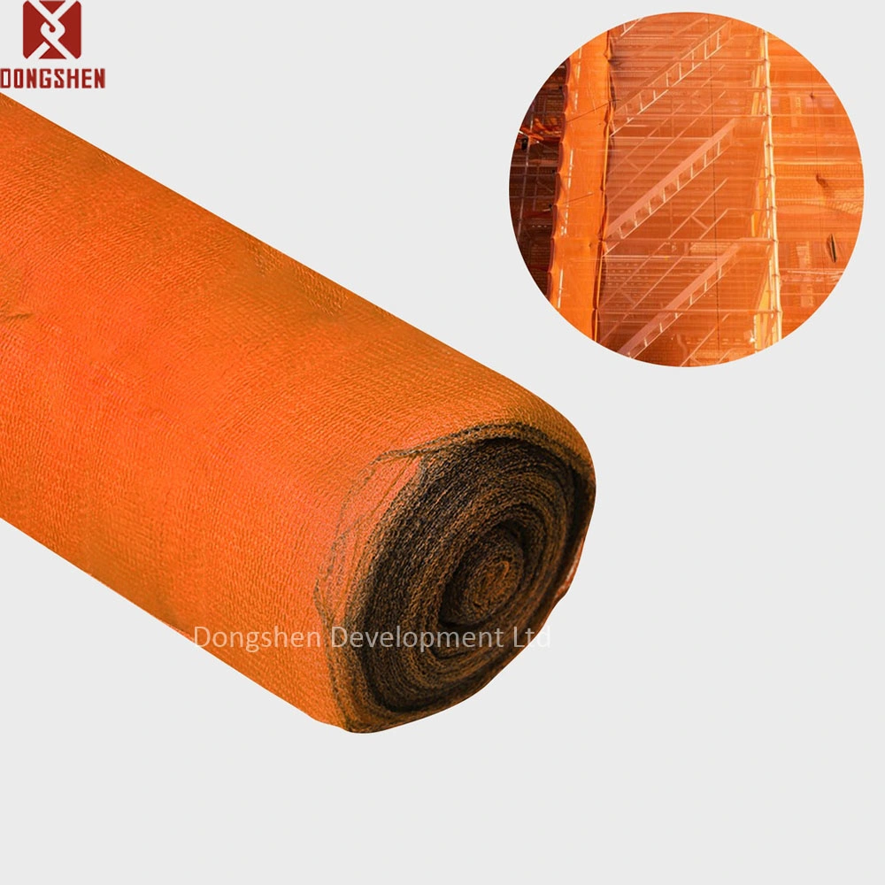 Orange Color Scaffold Building Monofilament Construction Netting Safety Scaffolding Net