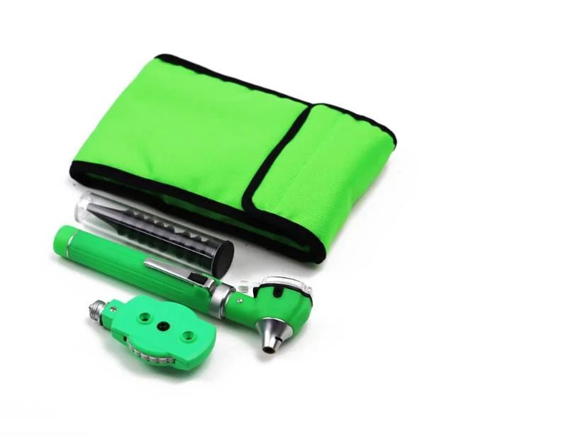 Professional Colourful Fiber Optic Mini Pocket Carry Pouch Ent Medical Diagnostic Instruments