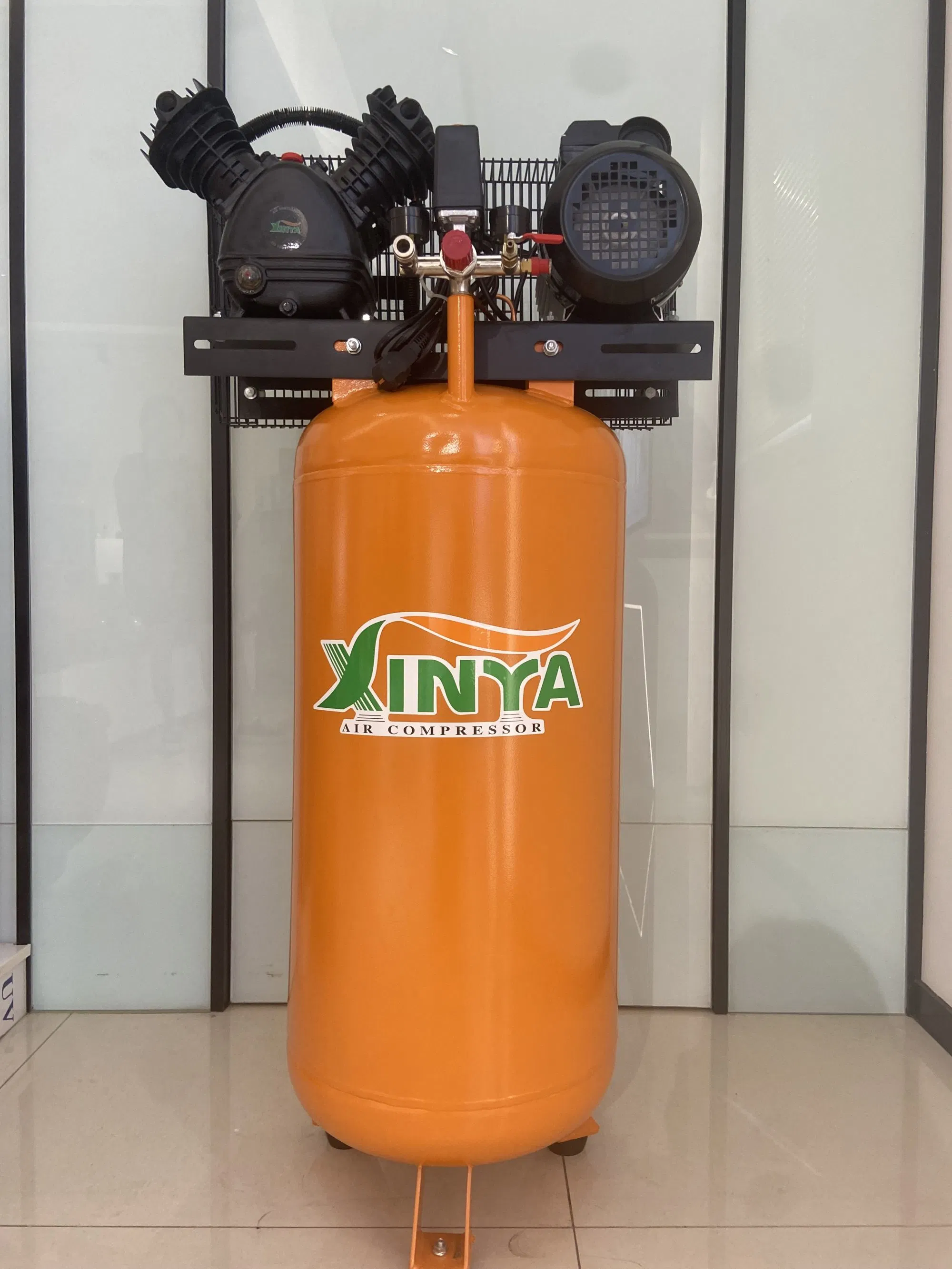 Xinya 2.2kw 2 Cylinder 100liters Vertical Tank Air Compressor