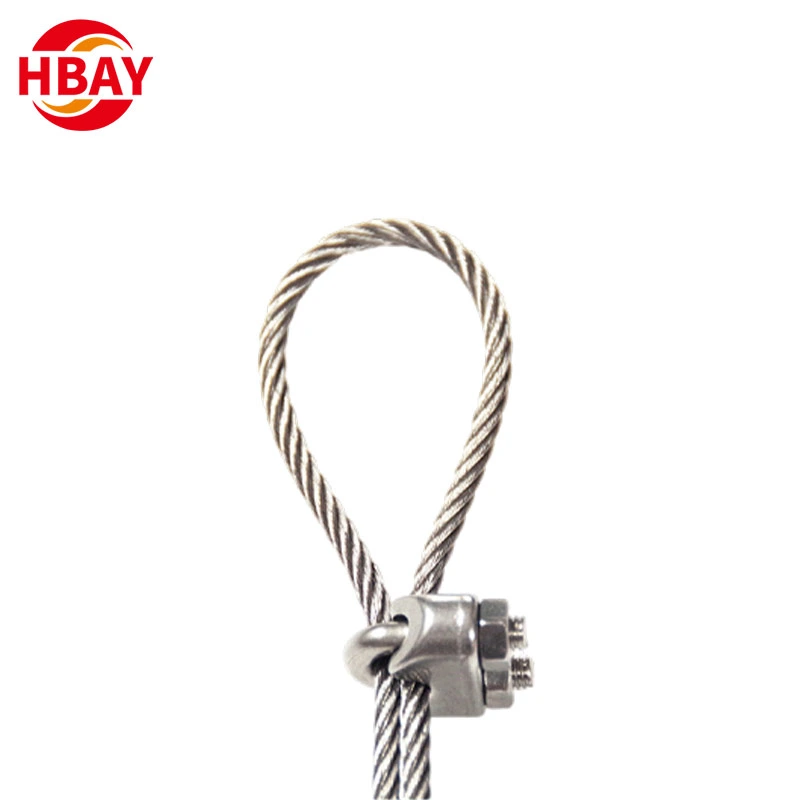 Custom Polished Chrome Plated Hardware Eire Rope Clip