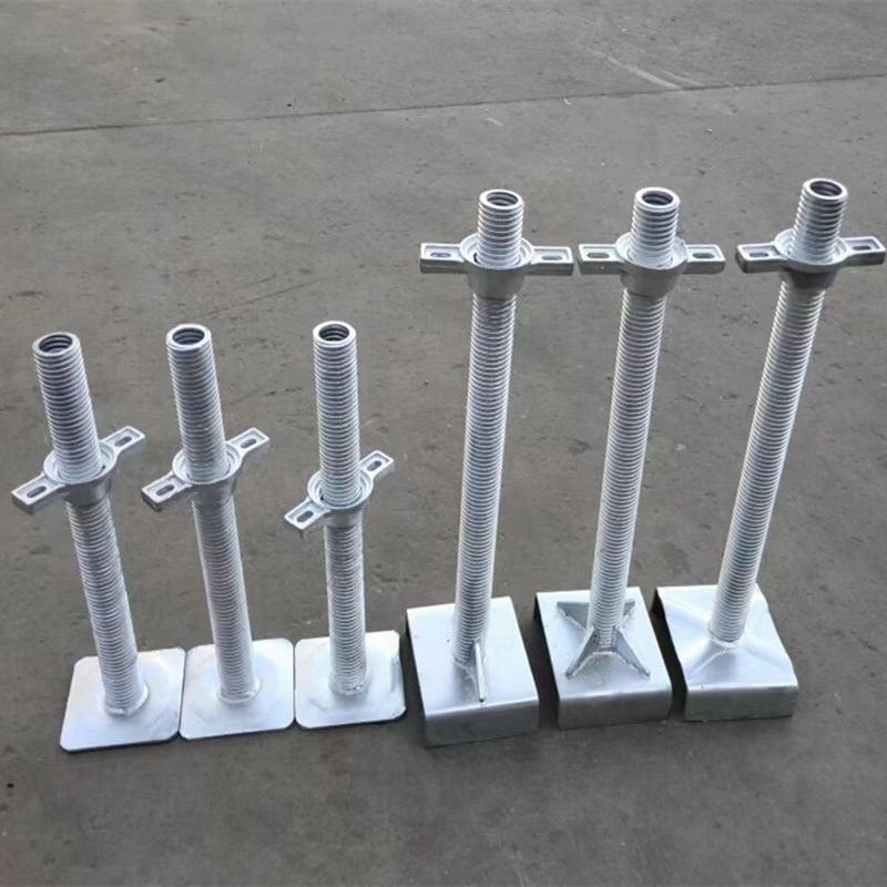 Factory Price Adjustable Construction Accessories Scaffolding U Head Jack Base