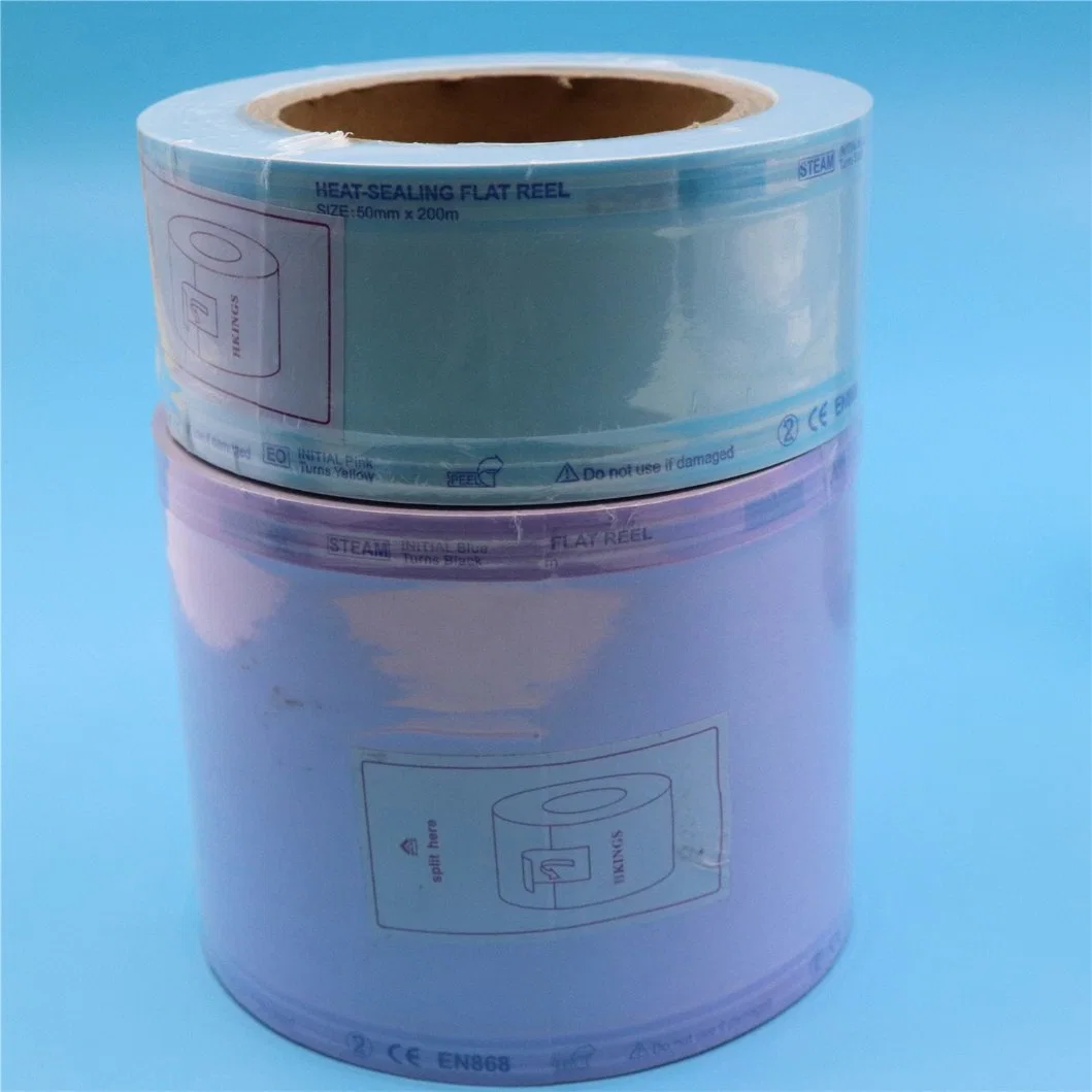 Heat-Sealing Medical Flat Sterilization Reel/Pouch