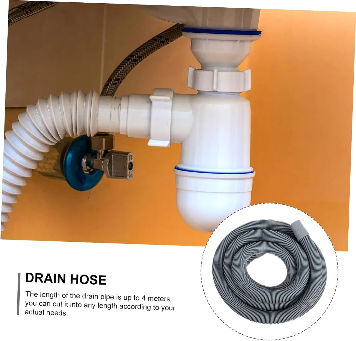 Washing Machine Drain Hose Extension Washer Hose Replacement Sink Accessories