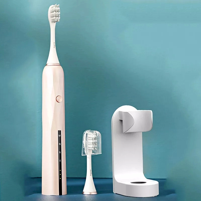 Adult Travel Sonic USB Rechargeable Whitening Ultra Soft Silk Vibration Electric Toothbrush