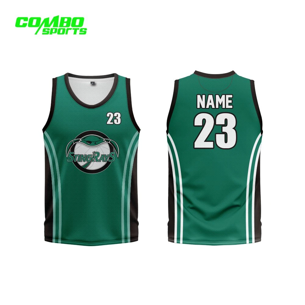 Uniforme personalizado de esportes, camisa de treinamento para partida de basquete.