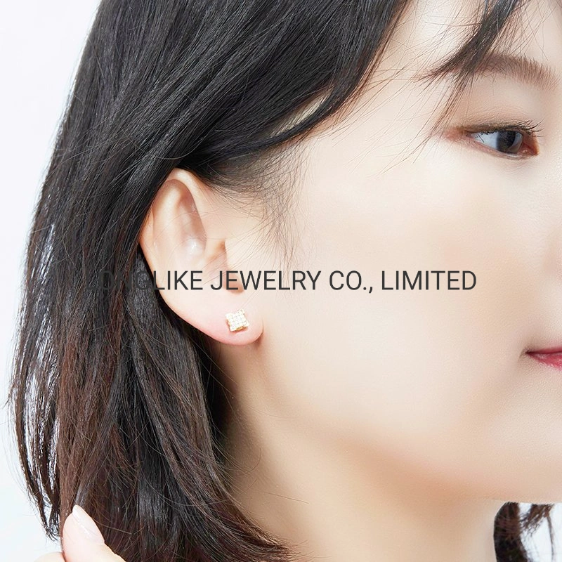 925 Sterling Silver Jewellery Wholesale/Supplier Dainty Silver Cubic Zirconia Earring Stud