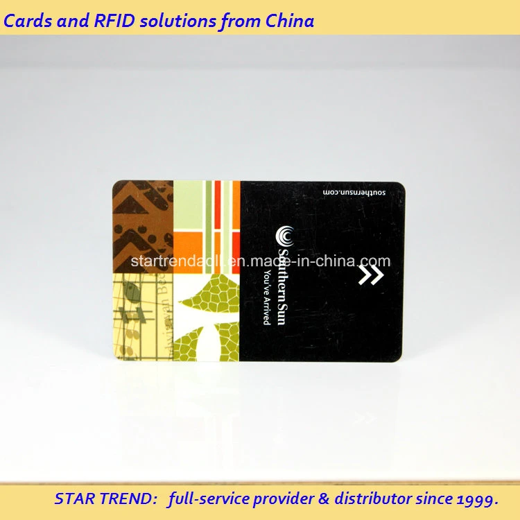 Drucken Hico Magnetic Stripe PVC-Karte für Hotel Key Card