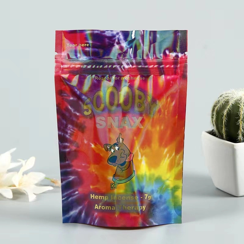 Promoción bajo Precio Embalaje de Alimentos Flat Gusset a prueba de olor metálico Niño resistente cigarrillos con malezas Flor Bolsa de fruta