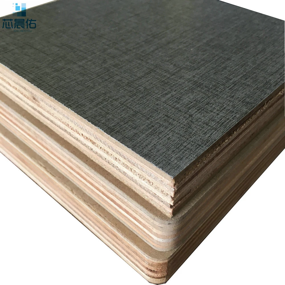 China Best Selling Camada de MDF de alta qualidade 18mm madeira contraplacada de melamina para mobiliário